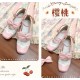 Mademoiselle Pearl Cherry Shoes(Reservation/3 Colours/Full Payment Without Shipping)